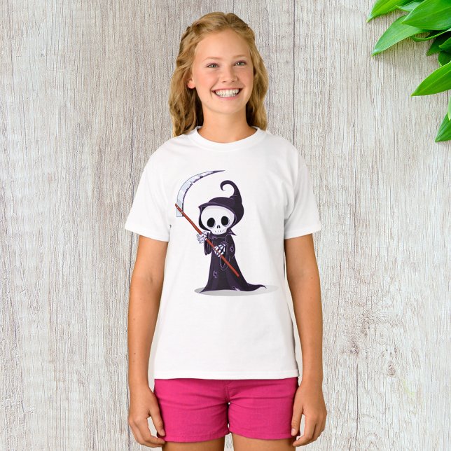 Little Grim Reaper Girls T-Shirt (Skapare uppladdad)