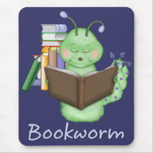 Little Grönt Bookworm Musmatta