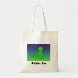 Little Grönt Dinosaur Tygkasse