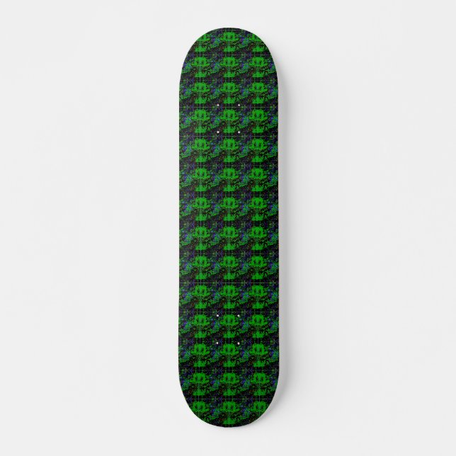 Little grönt Djävulen Skateboard Bräda 19,5 Cm (Framsida)