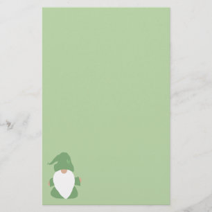Little Grönt Gnome Brevpapper