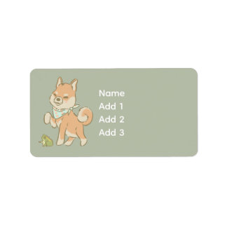 Little guardian froggo adressetikett