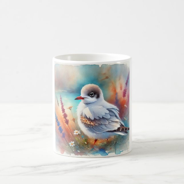 Little Gull 170724AREF112 - Watercolor Kaffemugg (Center)
