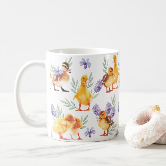 Little gult ankor kaffemugg (Med munk)