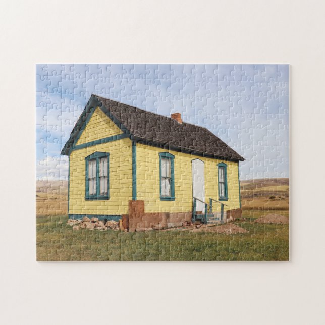 Little Gult Cottage Pussel (Horisontell)