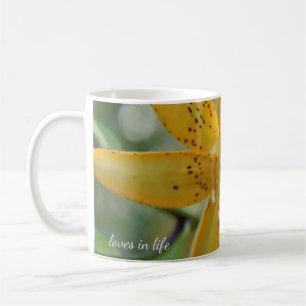 Little Gult Lily Flower Kaffemugg