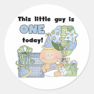 Little Guy är One Tshirts och Gifts Runt Klistermärke