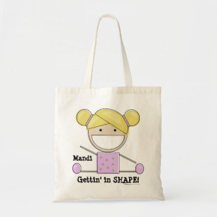 Little Gymnast Girl Shape Up Bag Tygkasse