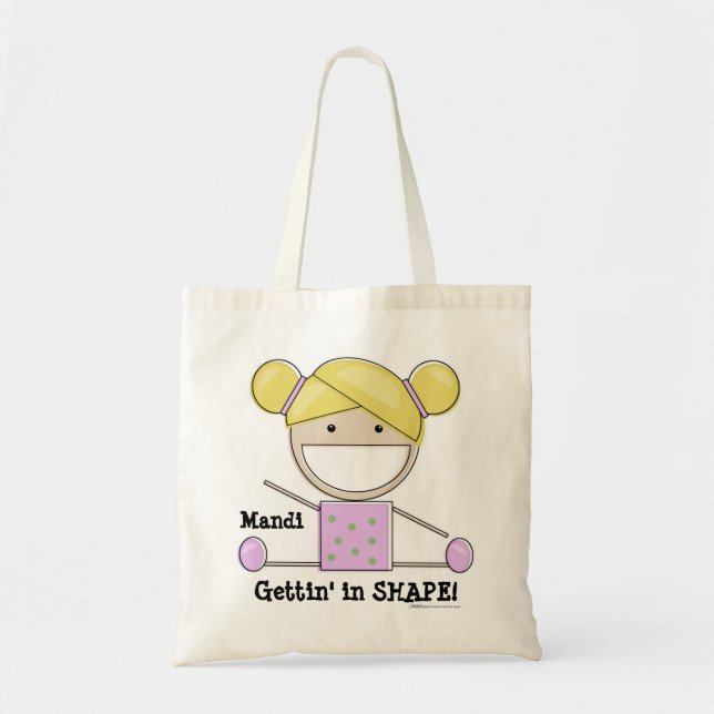 Little Gymnast Girl Shape Up Bag Tygkasse (Framsidan)