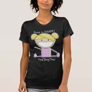 Little Gymnast Girl-Shape Up Shirt T