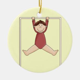 Little Gymnast on High Pub Julgransprydnad Keramik