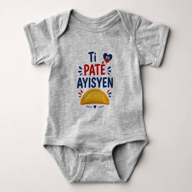 Little Haitian Patty Bodysuit T Shirt (Framsida)