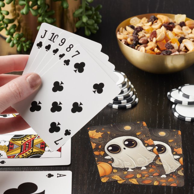 Little Halloween Ghost Casinokort (På plats)