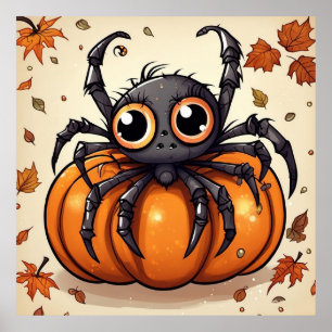 Little Halloween Spider Poster