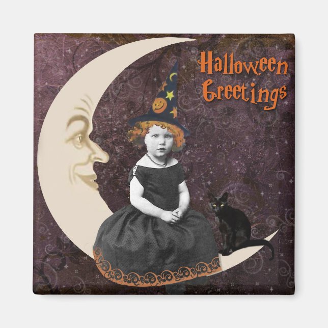 Little Halloween Witch Magnet (Framsidan)