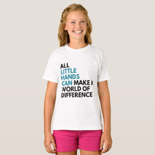 Little Händer Can Girl's T-Shirt
