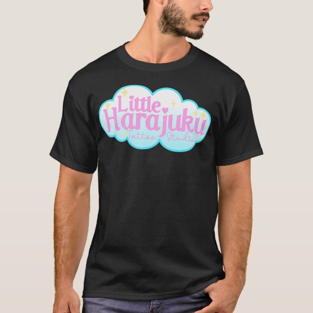 Little Harajuku Cloud Logotyp T Shirt (Framsida)