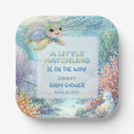 Little Hatchling Sea Turtle Ocean Baby Shower