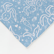 Little Hearts and Bunnies - transparent mönster.