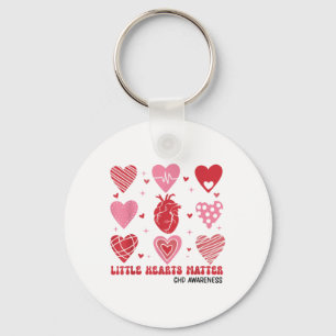 Little Hearts Chd Awareness Heart Anatomy Valentin Nyckelring