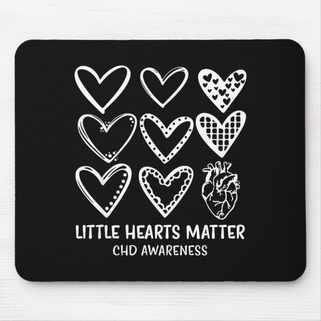 Little Hearts Chd Disease Awareness Heart Warrior  Musmatta (Framsidan)