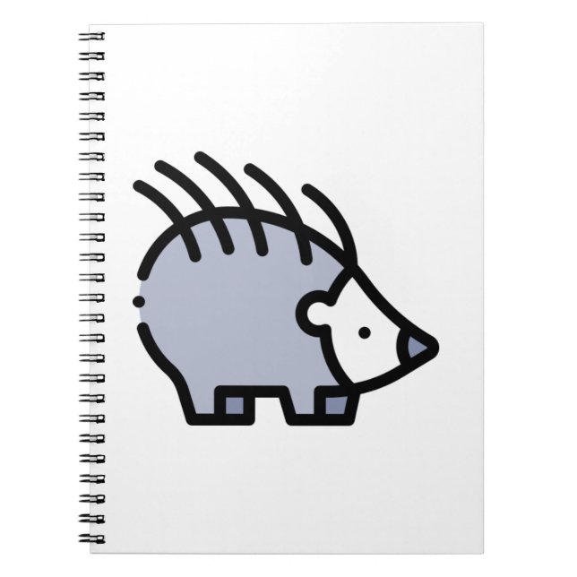 Little Hedgehog Anteckningsbok (Framsidan)