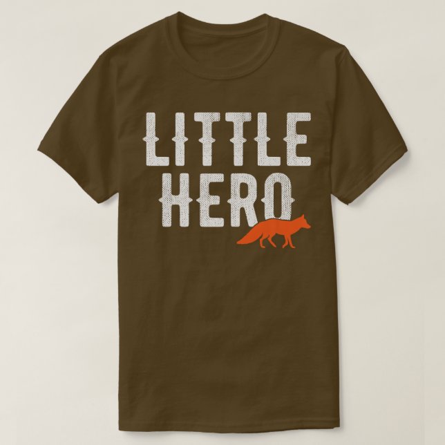 Little HeroCute Animal Fo Premium T Shirt (Design framsida)