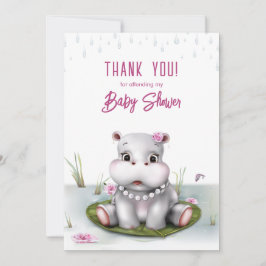 Little Hippo Girl Baby Shower Tack