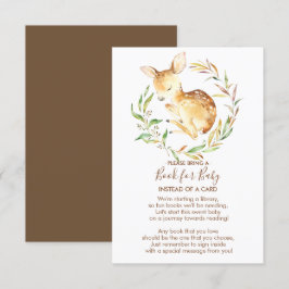 Little Hjort Baby Shower Bok för Baby Card Inbjudningar