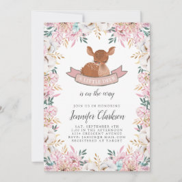 Little Hjort Baby Shower Inbjudningar