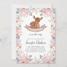 Little Hjort Baby Shower Inbjudningar