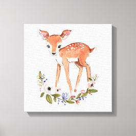 Little hjort canvas wall art