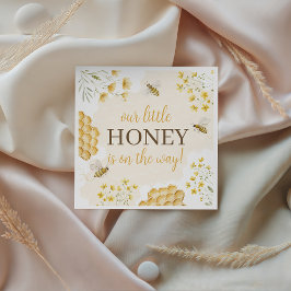 Little Honey Baby Shower Paper Napkins Pappersservett