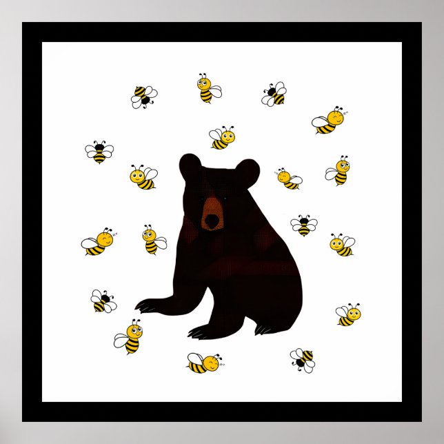 Little honey Bee Bear Poster (Framsidan)