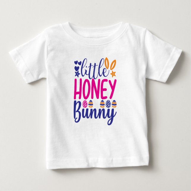 Little honey Bunny Påsk T-Shirt (Framsida)