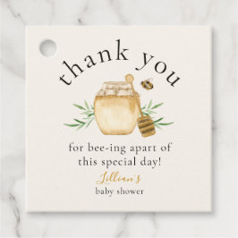 Little Honey On The Way Thank You Favor Tags Gåvor Etiketter