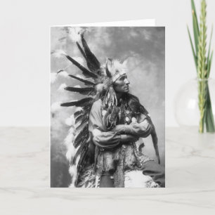 Little Horse, Oglala Sioux, 1890-talet Kort