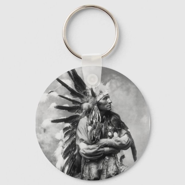 Little Horse, Oglala Sioux, 1890-talet Nyckelring (Framsida)