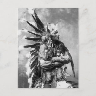 Little Horse, Oglala Sioux, 1890-talet Vykort