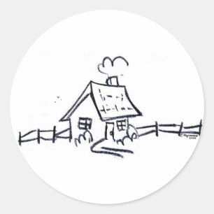 LittLe hOuSe Runt Klistermärke