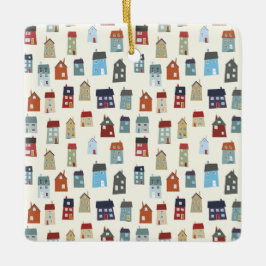 LITTLE HOUSES JULGRANSPRYDNAD KERAMIK