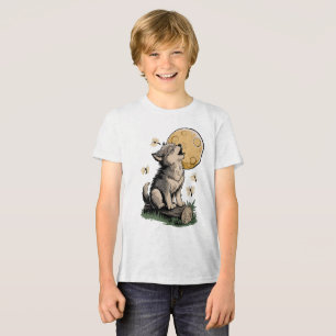 Little Howler - Varg Unge och Måne T Shirt
