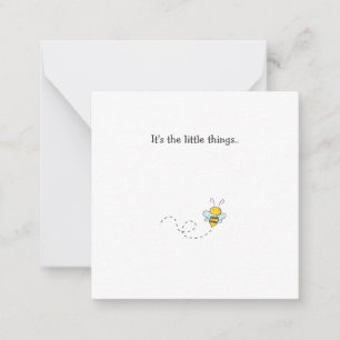 Little Humla Mini Tackkort Card Anteckningskort