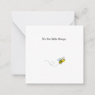 Little Humla Tackkort Card Anteckningskort