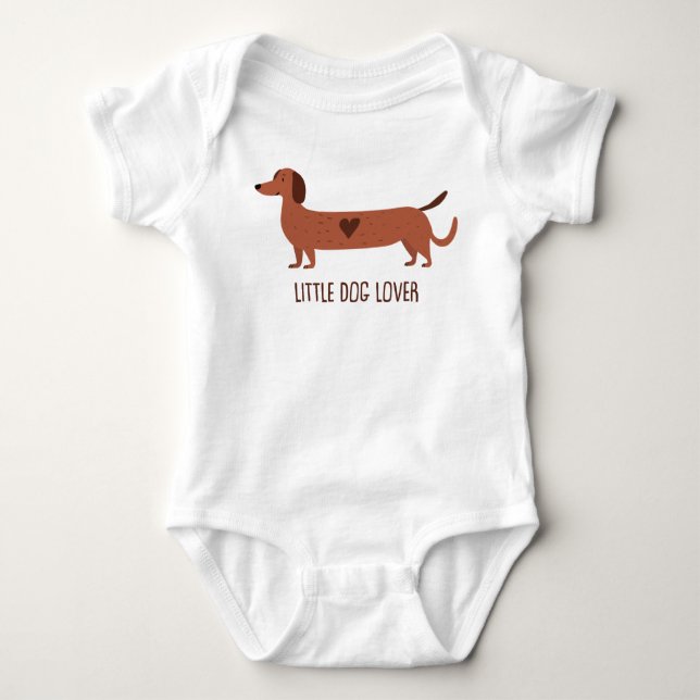 Little hund älskare t shirt (Framsida)