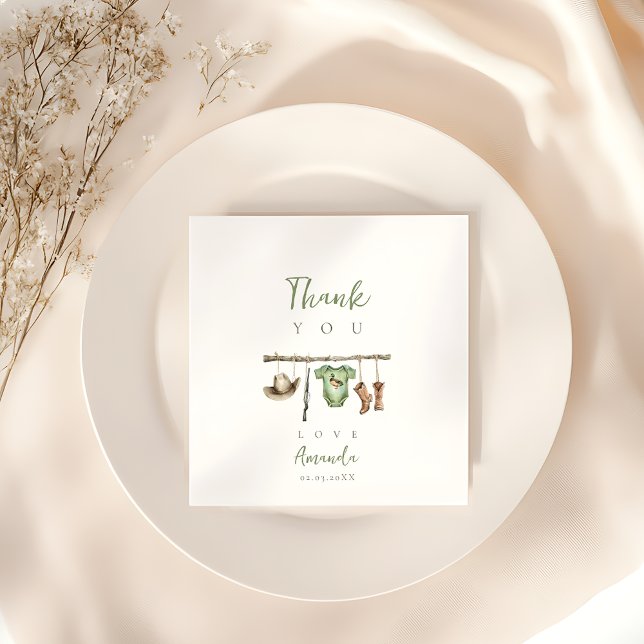 Little Hunter Baby Shower Pappersservett (little hunter paper napkins
)