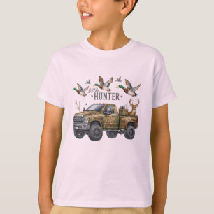 Little Hunter Camo Lastbil - Ankor, Hjort och utom T Shirt
