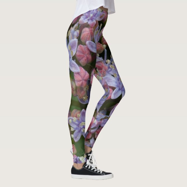 Little Hydrangea Flowers Pattern Leging Leggings (Höger)