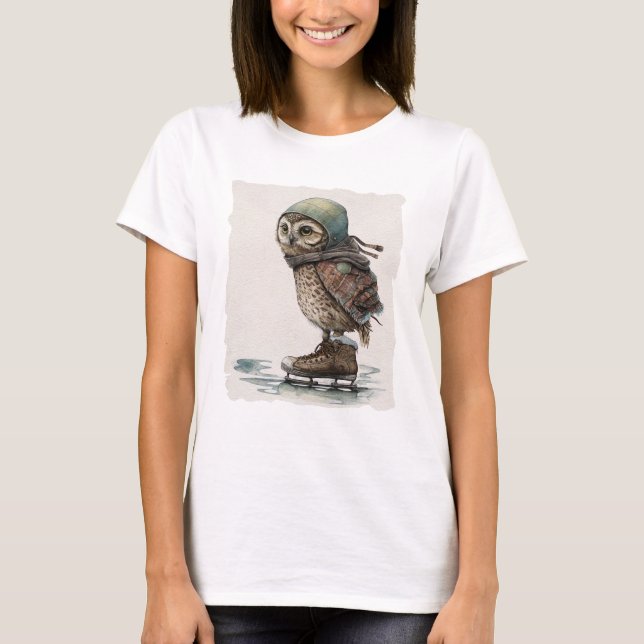 Little Ice Skater T-Shirt (Framsida)