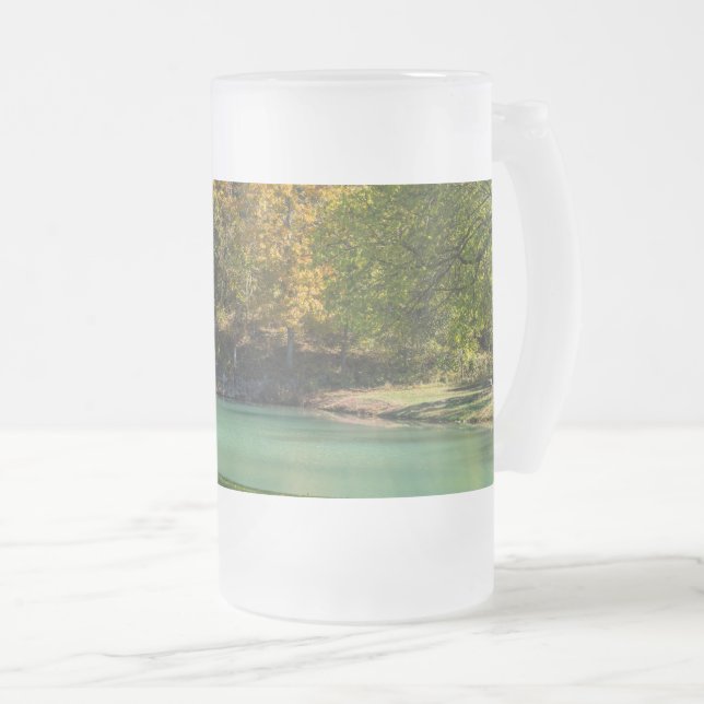 Little Indian Goldie Frosted Glass Beer Mugg (Framsida höger)